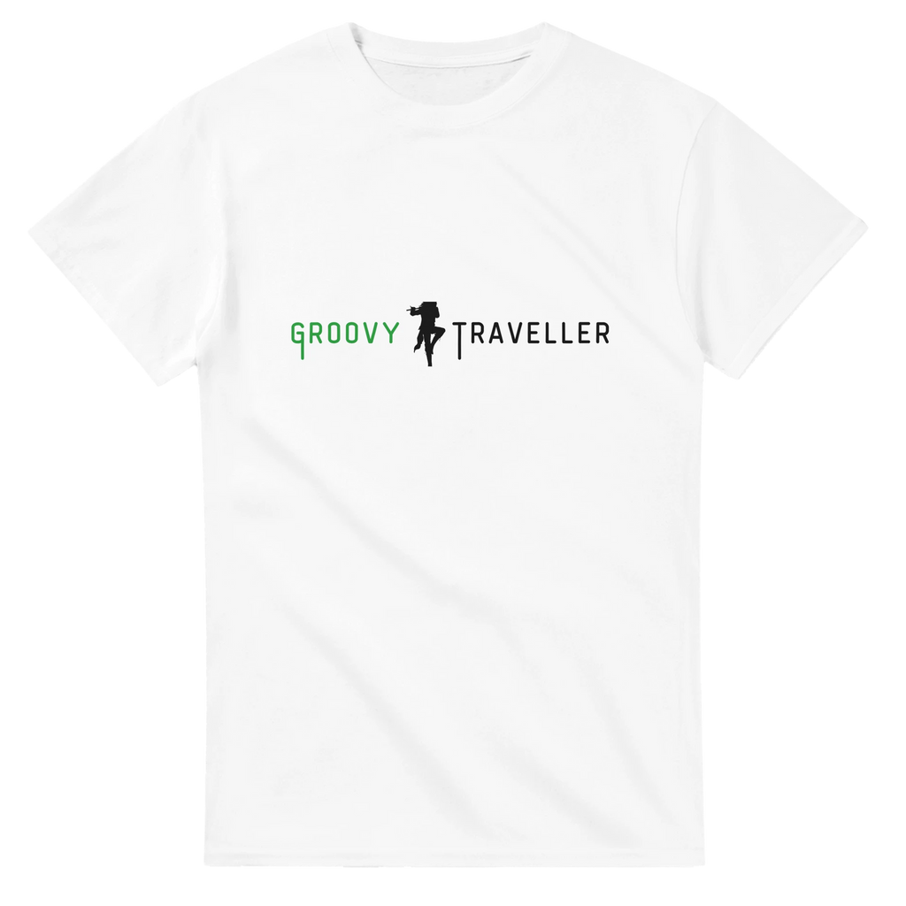 Groovy Traveller Heavyweight Cotton T-Shirt – Adventure-Inspired Apparel